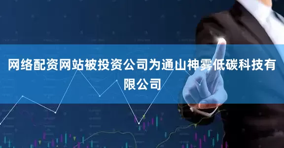网络配资网站被投资公司为通山神雾低碳科技有限公司